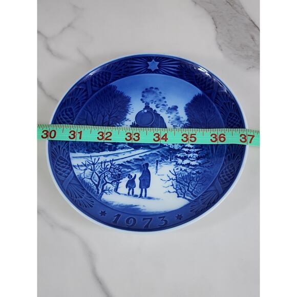 Royal Copenhagen Going Home For Christmas 1973 Wall Decor Plate 7" Denmark Vtg - Picture 13 of 13